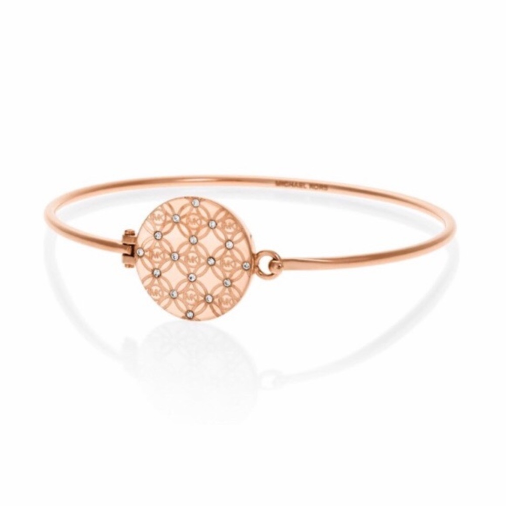 Michael Kors Etched monogram bangle bracelet - Picture 2 of 4